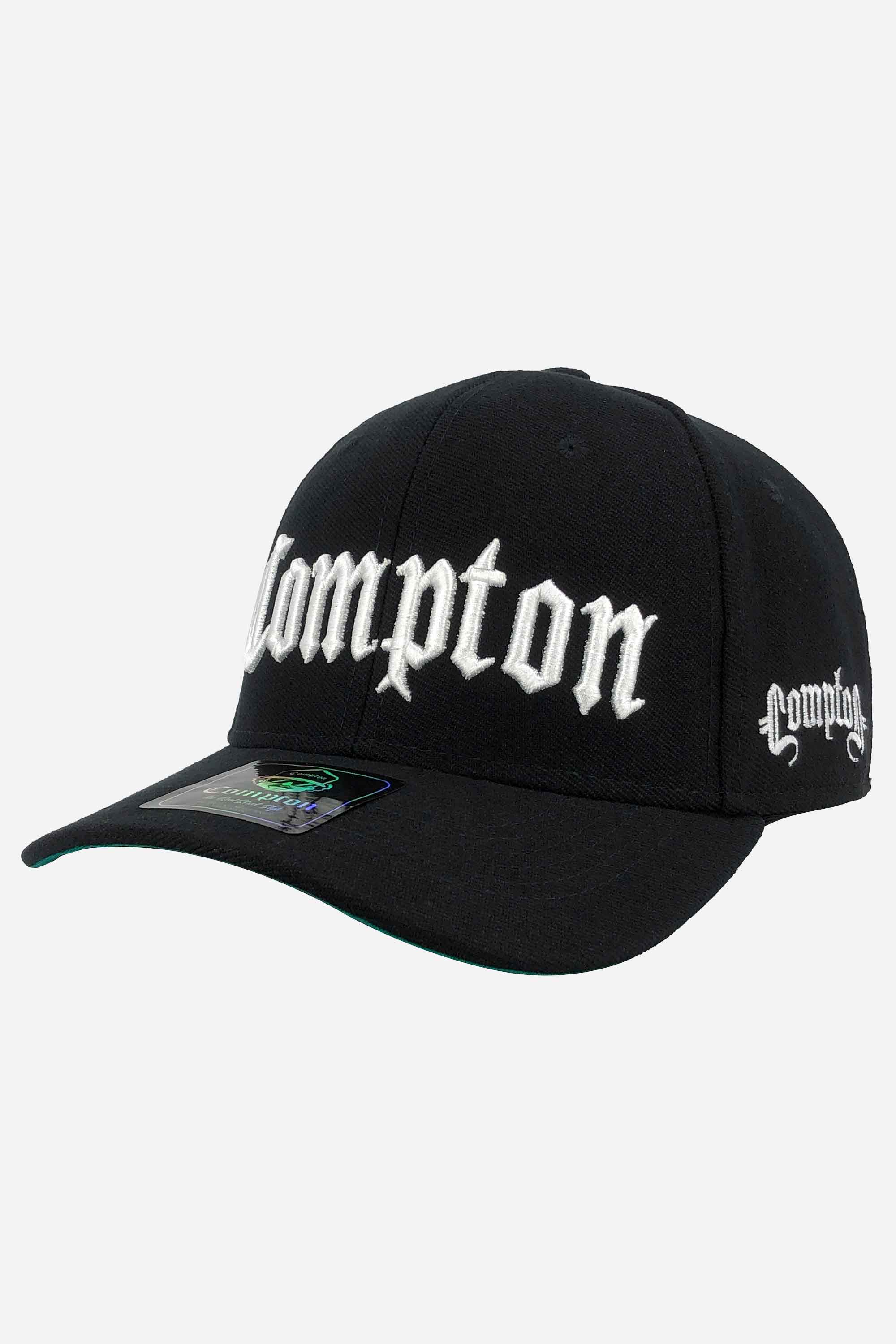 Boné Compton Aba Curva Snapback Classic Preto