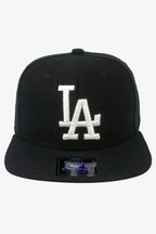 Boné Compton Aba Reta Snapback LA Authority Preto