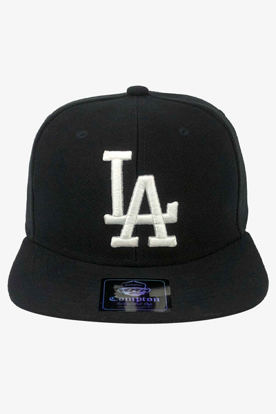 Boné Compton Aba Reta Snapback LA Authority Preto