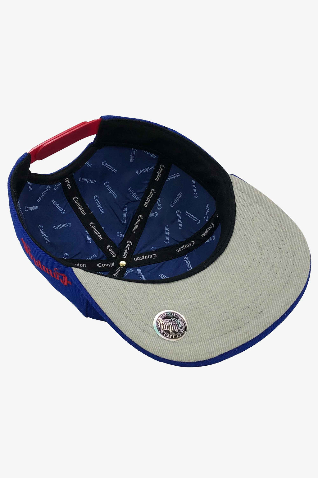 Boné Compton Aba Reta Snapback Born And Raised Azul