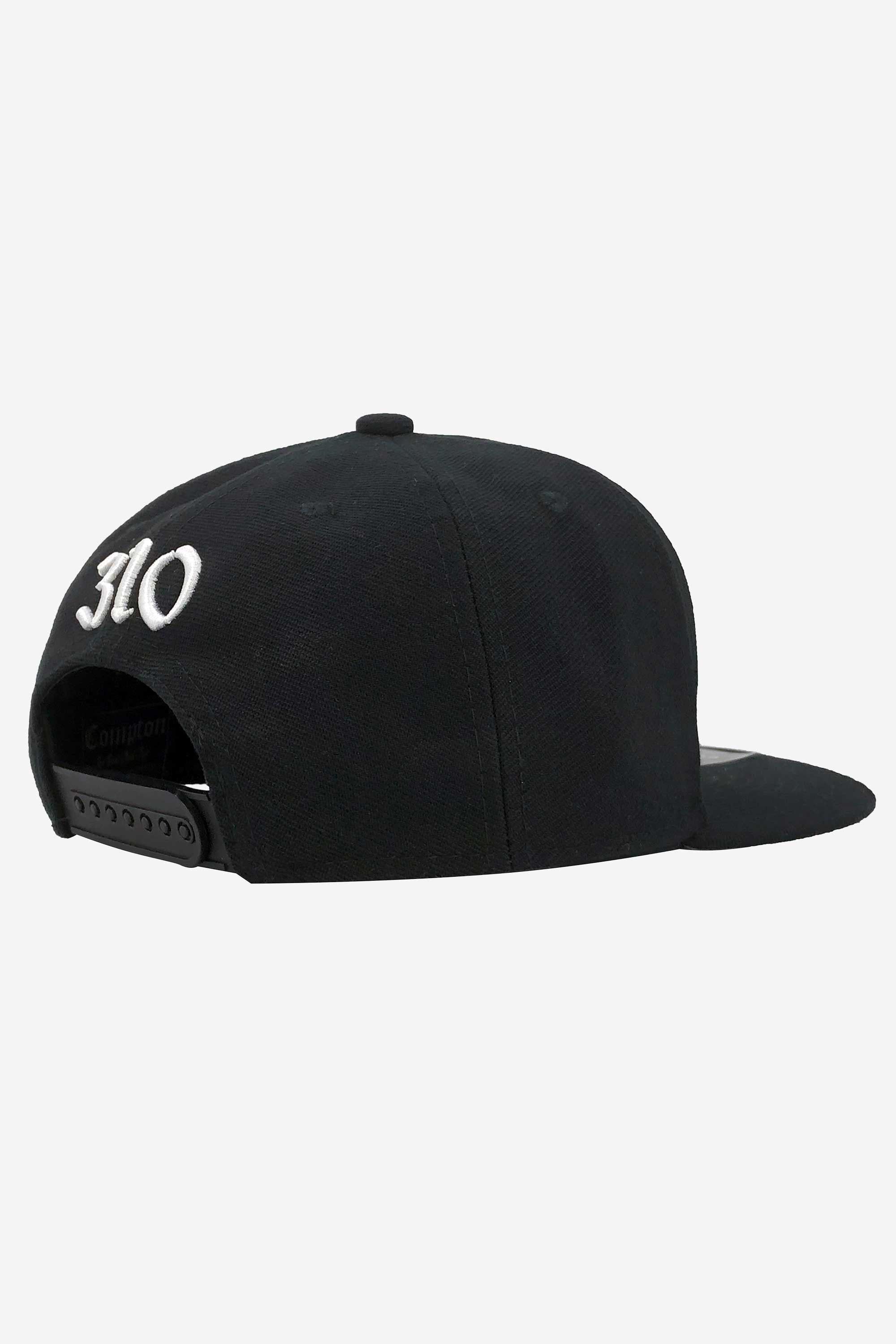 Boné Compton Aba Reta Snapback Icon Preto