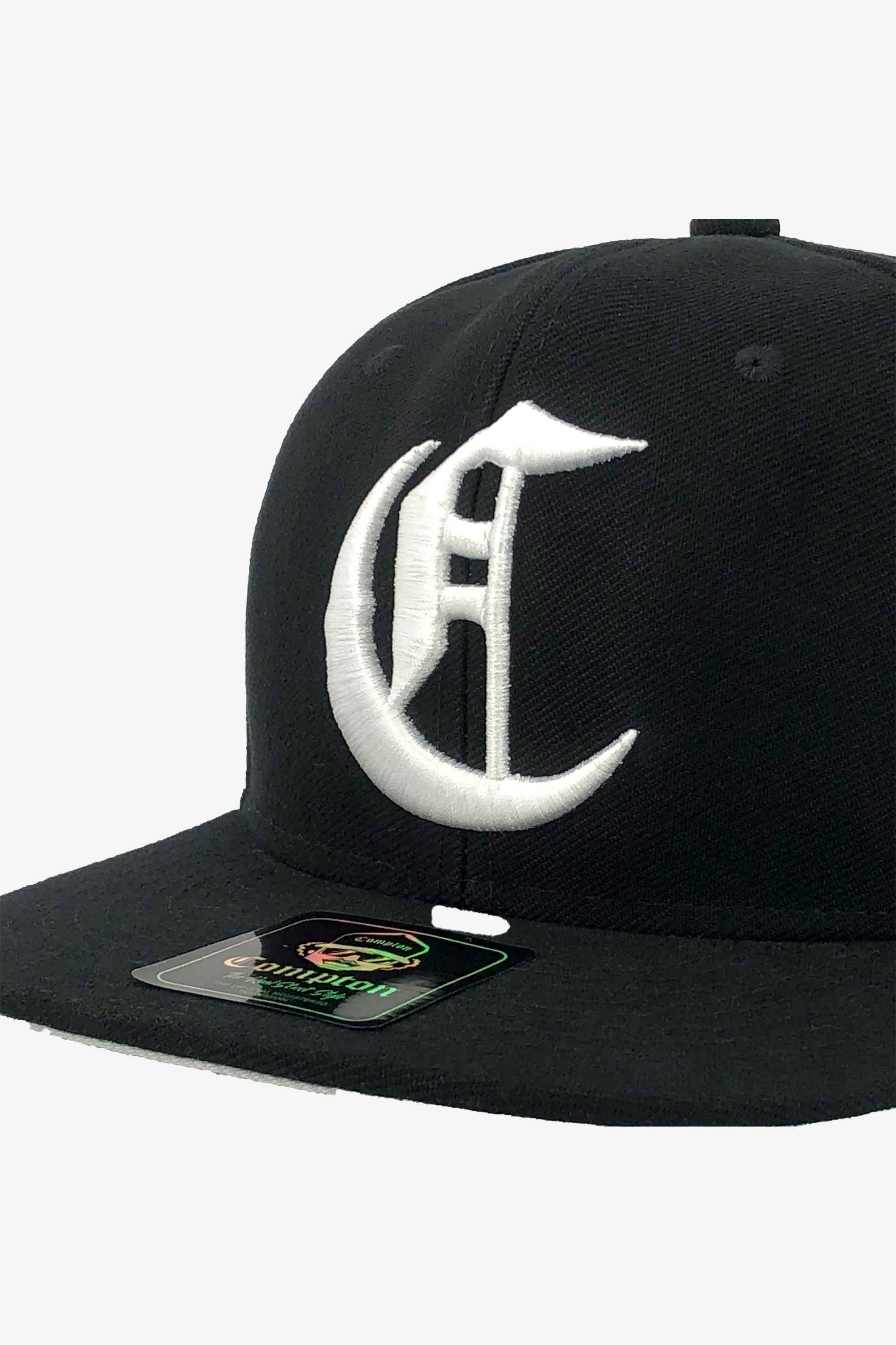 Boné Compton Aba Reta Snapback Icon Preto