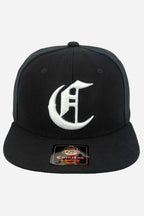 Boné Compton Aba Reta Snapback Icon Preto