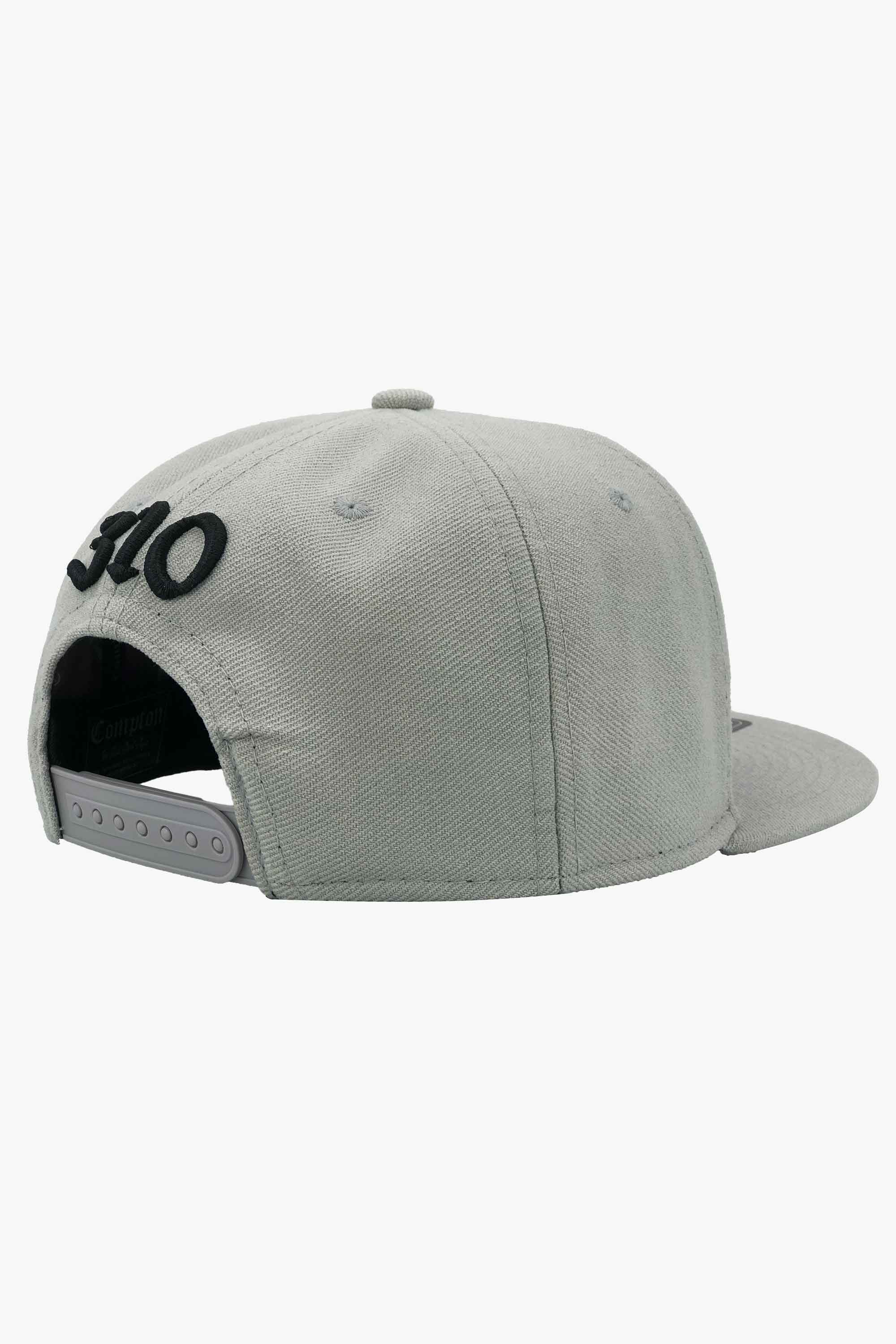 Boné Compton Aba Reta Snapback Urban Cinza