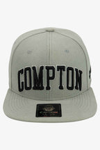 Boné Compton Aba Reta Snapback Urban Cinza