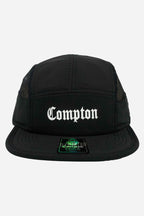 Boné Compton Five Panel Strapback Classic Preto