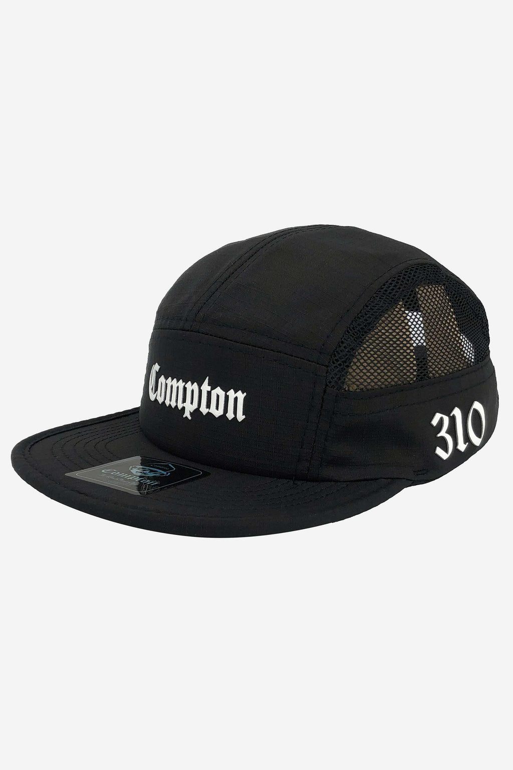 Boné Compton Five Panel Strapback Classic Preto