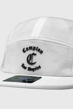 Boné Compton Five Panel Strapback Los Angeles Branco