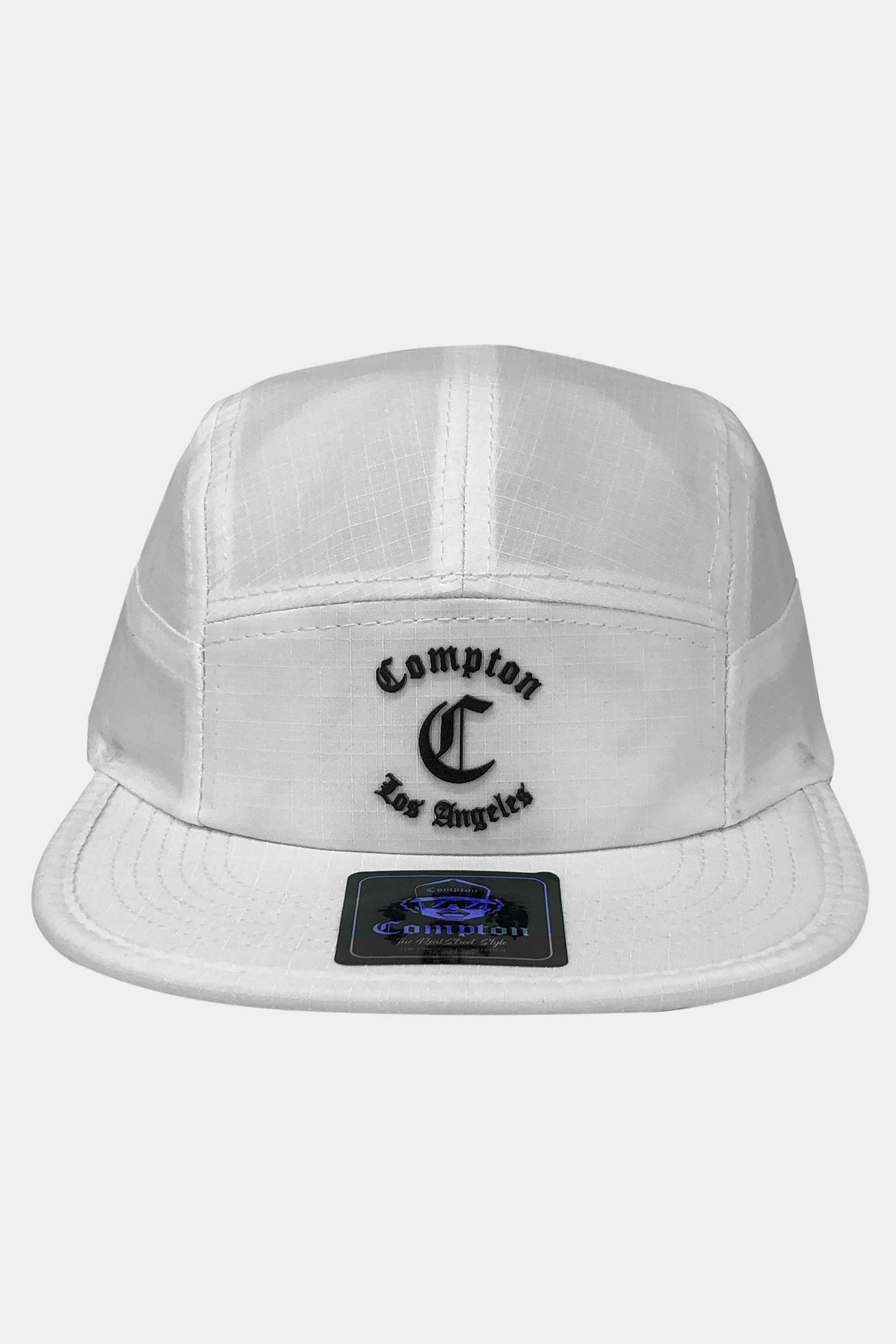Boné Compton Five Panel Strapback Los Angeles Branco