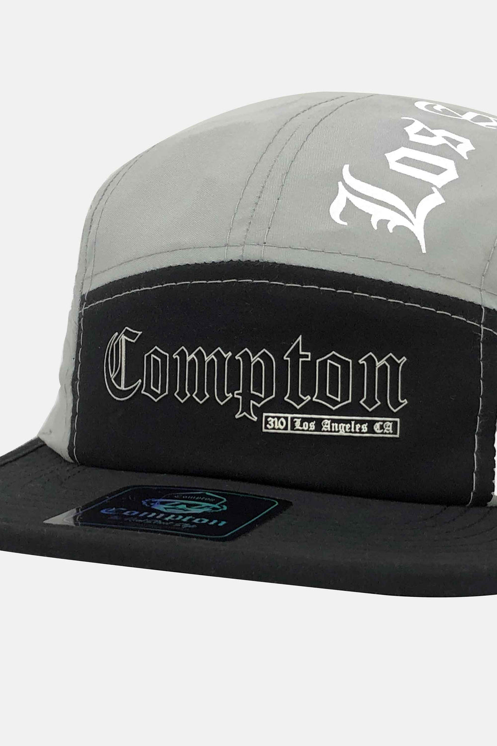 Boné Compton Five Panel Los Angeles Cinza