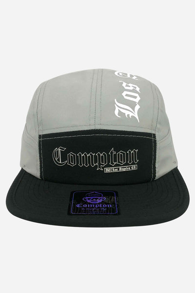 Boné Compton Five Panel Los Angeles Cinza