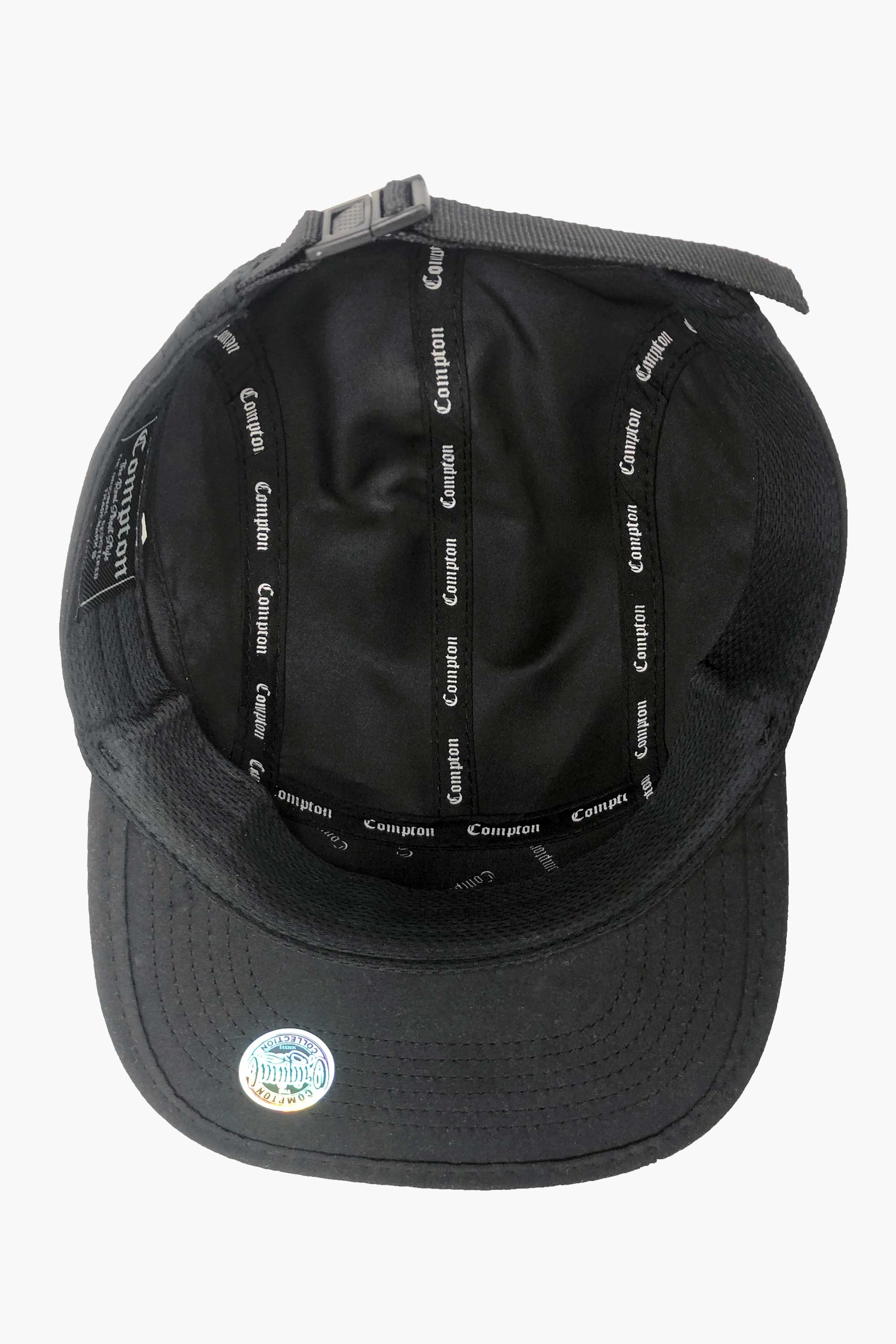 Boné Compton Five Panel Strapback Los Angeles Preto