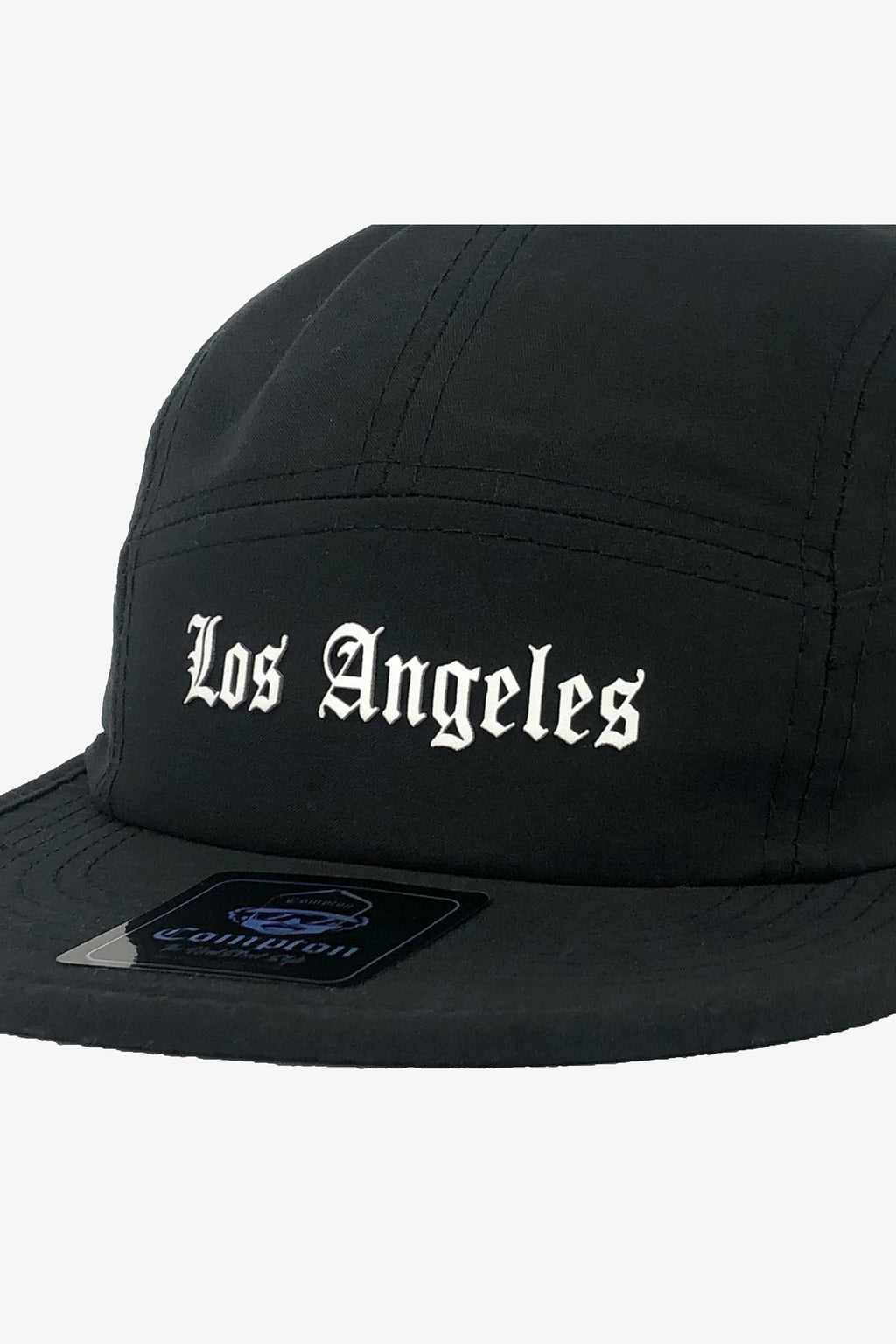 Boné Compton Five Panel Strapback Los Angeles Preto