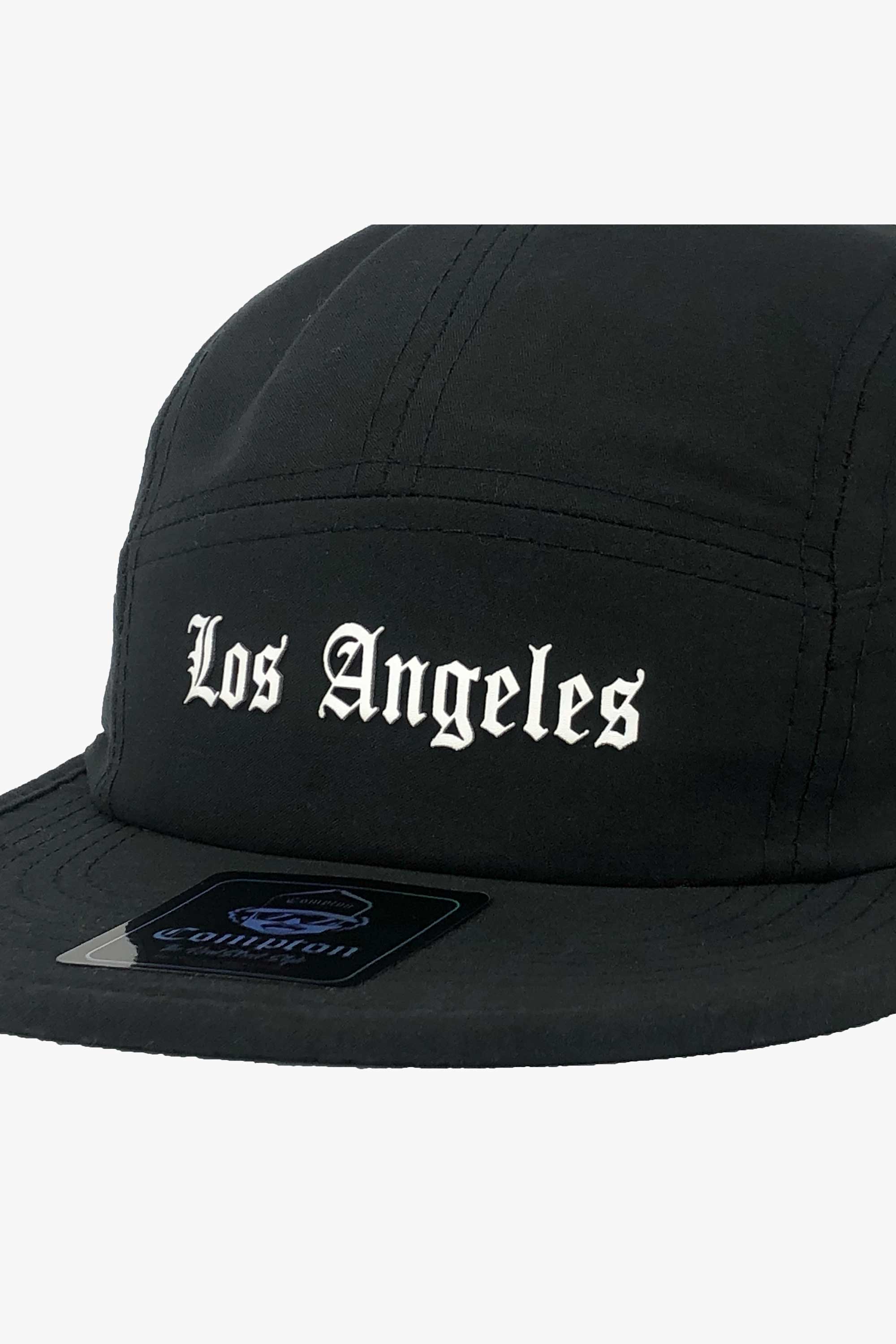 Boné Compton Five Panel Strapback Los Angeles Preto