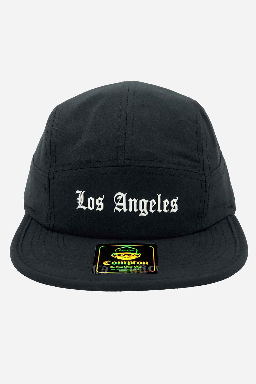 Boné Compton Five Panel Strapback Los Angeles Preto