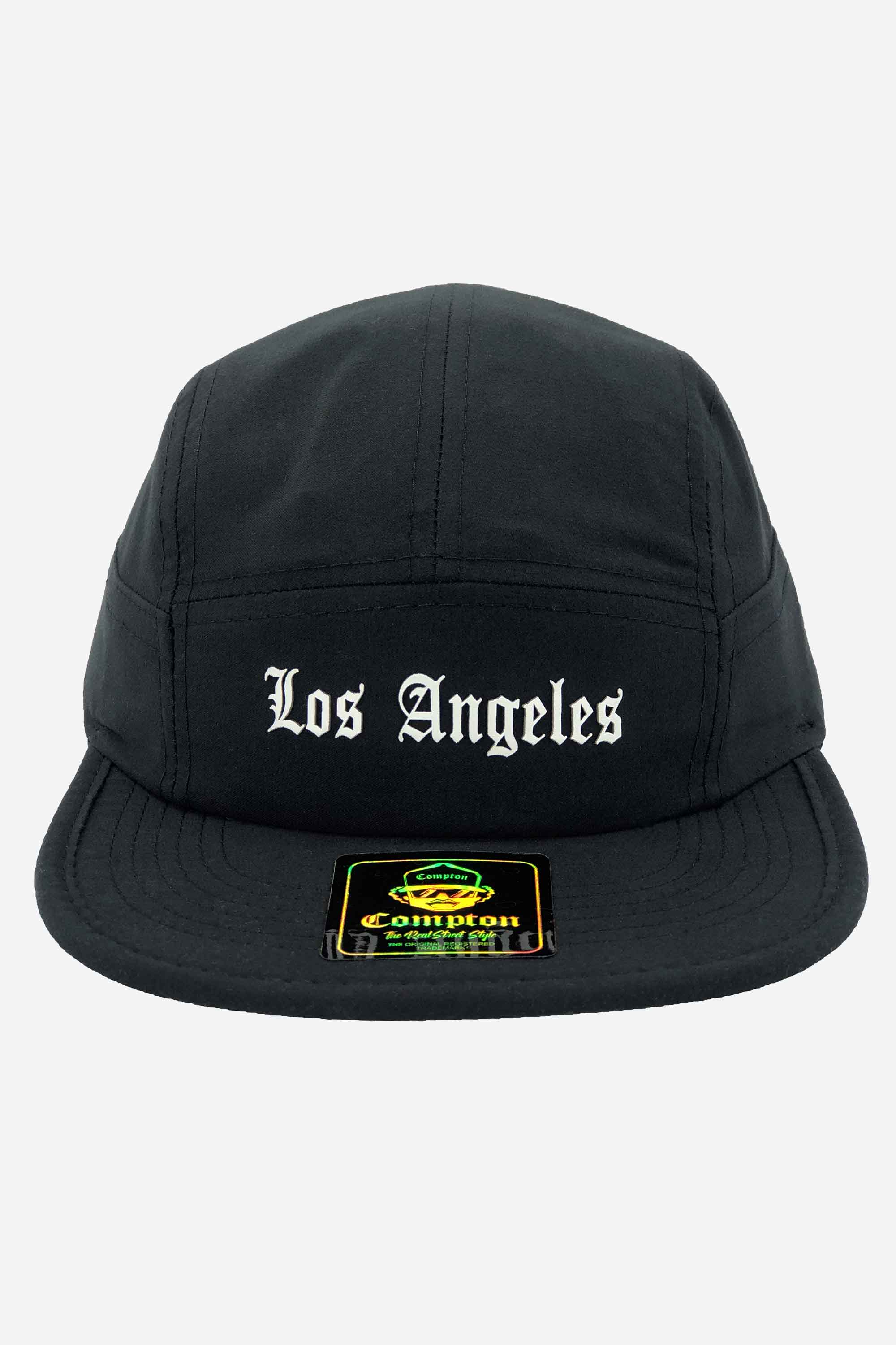 Boné Compton Five Panel Strapback Los Angeles Preto