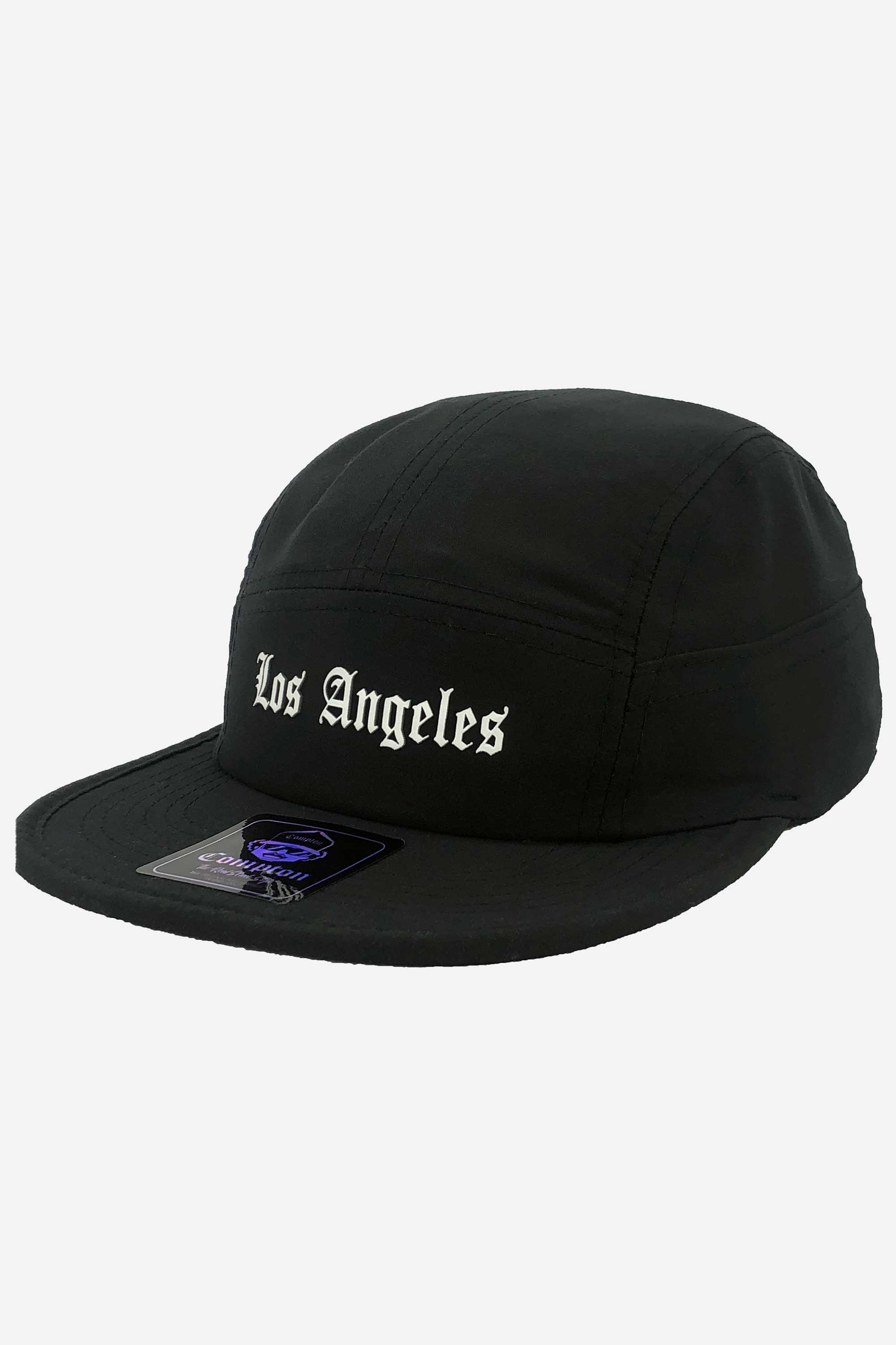 Boné Compton Five Panel Strapback Los Angeles Preto