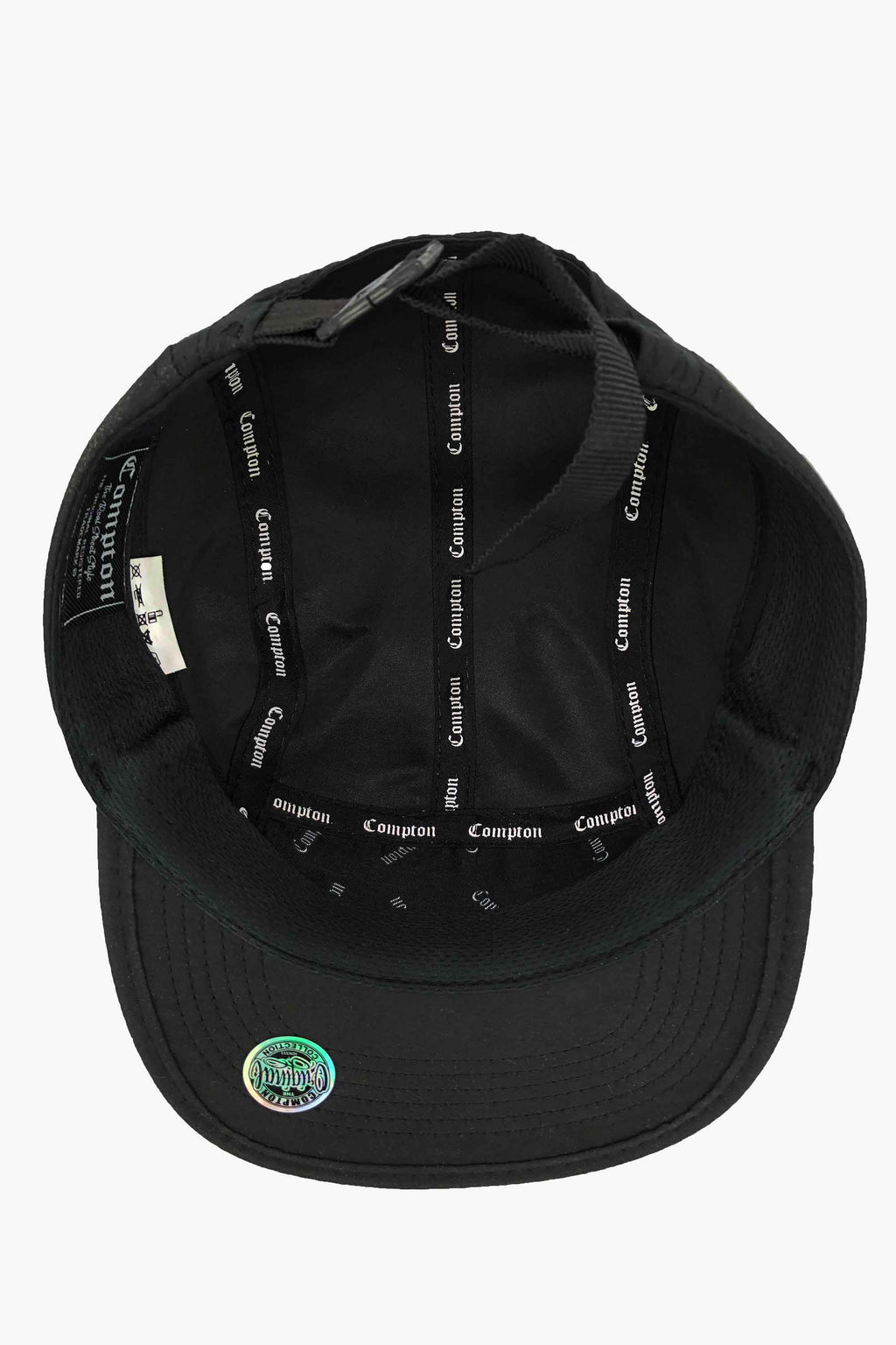 Boné Compton Five Panel Strapback West Side Preto