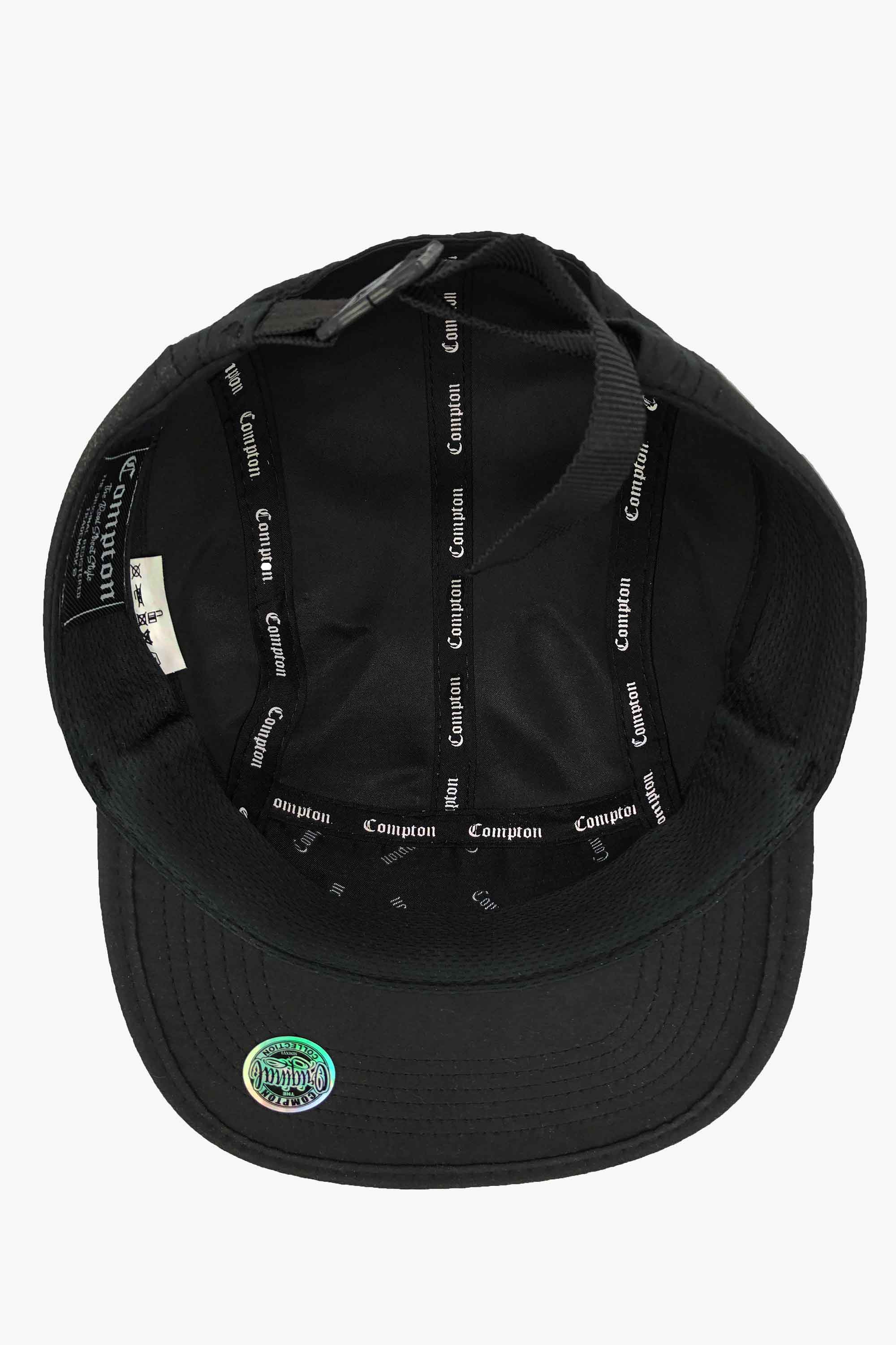 Boné Compton Five Panel Strapback West Side Preto