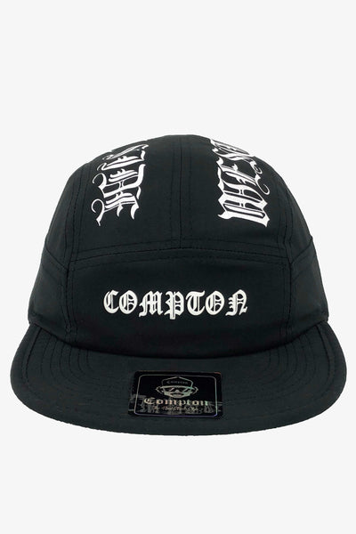 Boné Compton Five Panel Strapback West Side Preto