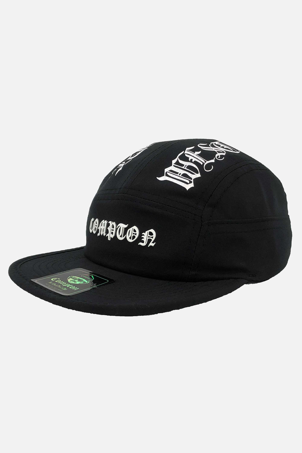 Boné Compton Five Panel Strapback West Side Preto