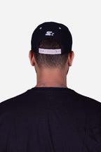 Boné Aba Reta Collab Starter X Compton Basic Preto Cinza