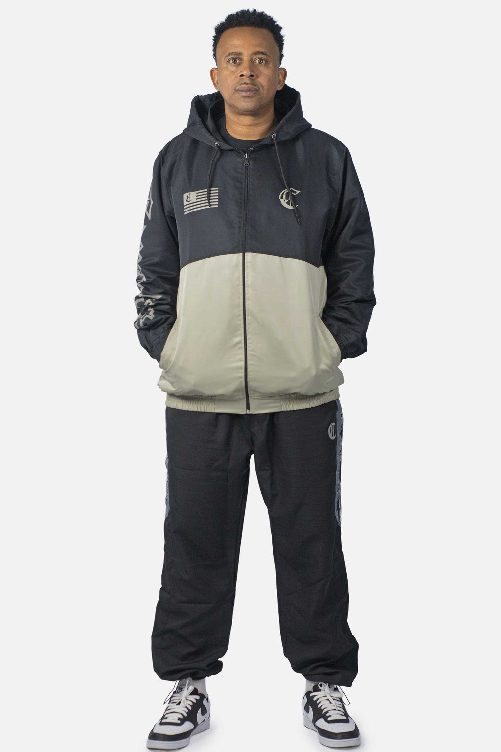 Jaqueta Compton Legacy 2 Cores Preto/Caqui