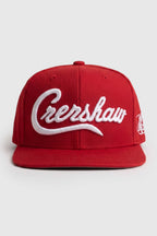 Boné Aba Reta Snapback Crenshaw Logo - Vermelho