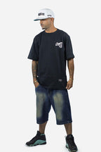 Camiseta Compton Oversized Bullet Preta