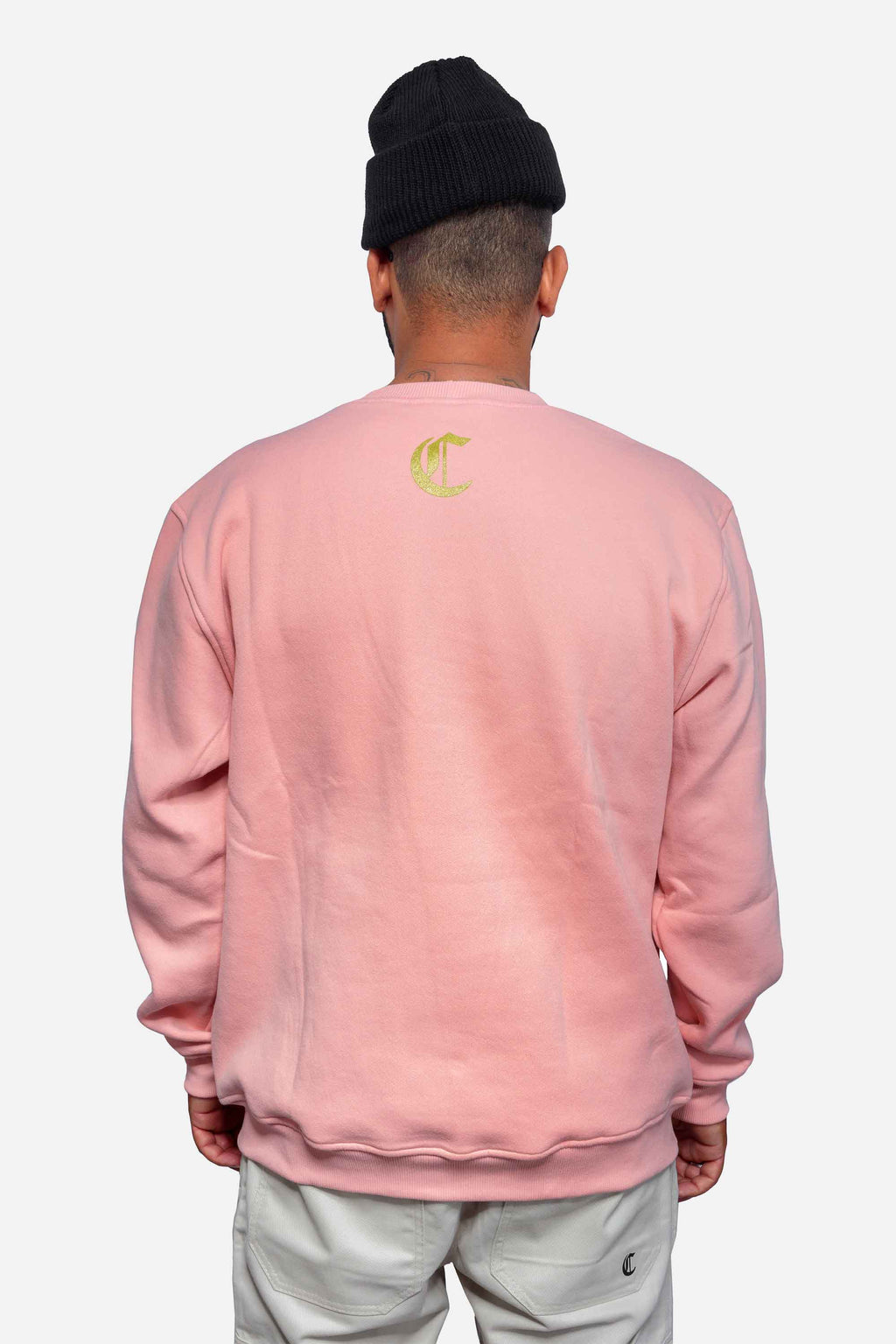 Moletom Compton Careca Champion Ring Rosa