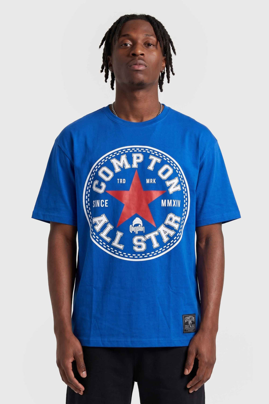 Camiseta Compton Manga Curta All Star Azul