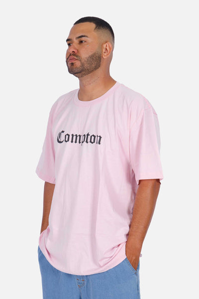 Camiseta Compton Oversized Classic Rosa