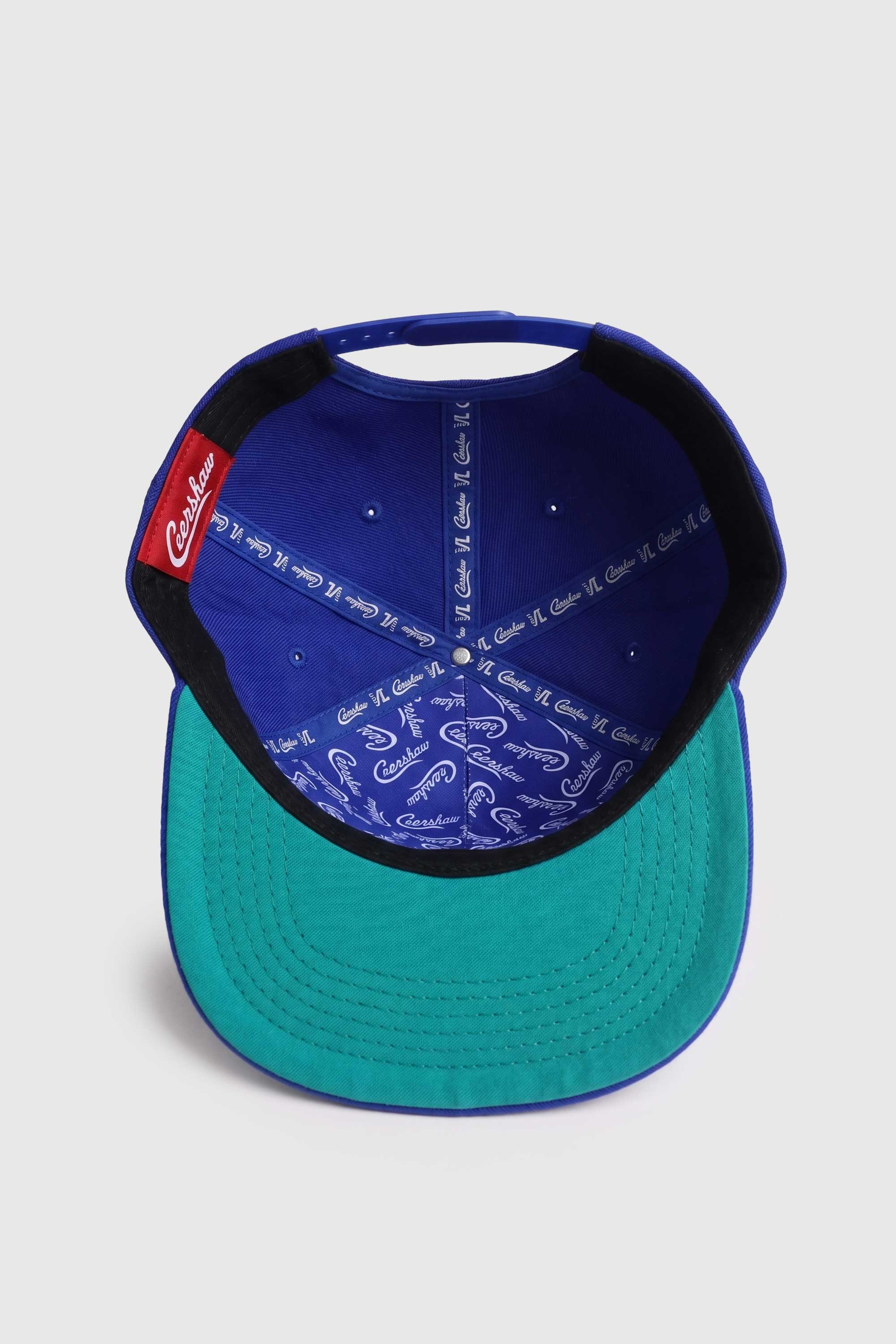 Boné Aba Reta Snapback Crenshaw Logo - Azul Royal
