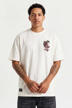 Camiseta Compton Oversized Code Of The Streets - Off White
