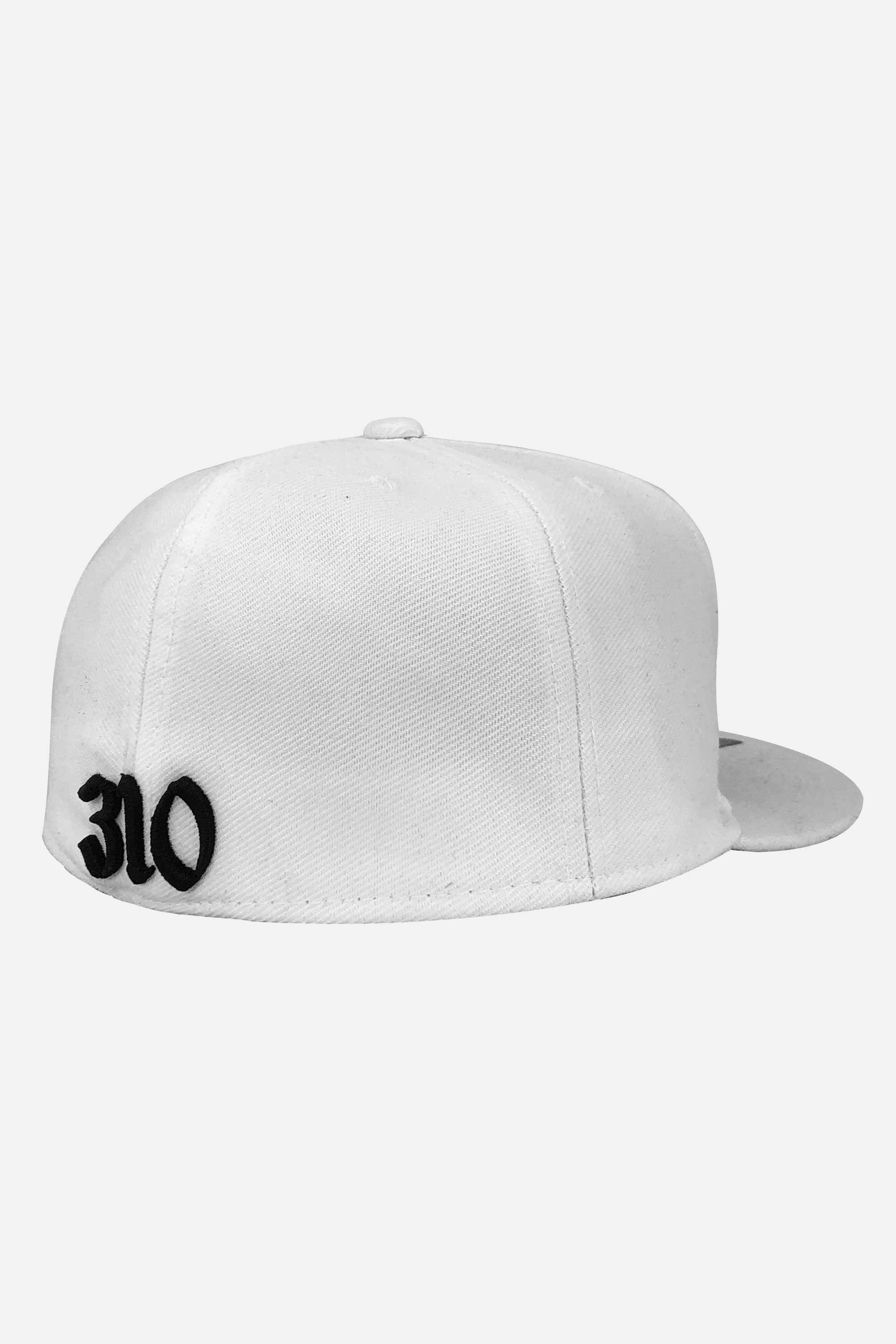 Boné Compton Aba Reta Classic Fechado Branco