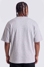 Camiseta Compton Manga Curta Skull Cinza