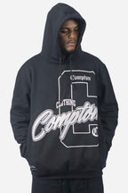 Moletom Compton Canguru Hood Certified Preto