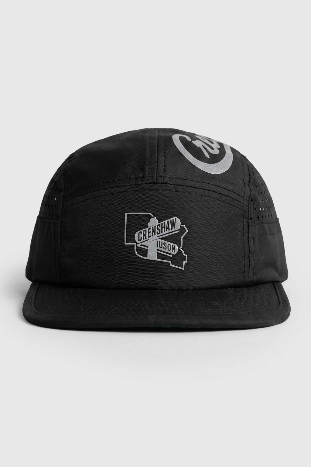 Boné Five Panel Crenshaw Logo Emborrachado Refletivo - Preto