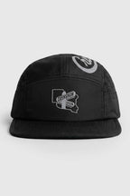 Boné Five Panel Crenshaw Logo Emborrachado Refletivo - Preto