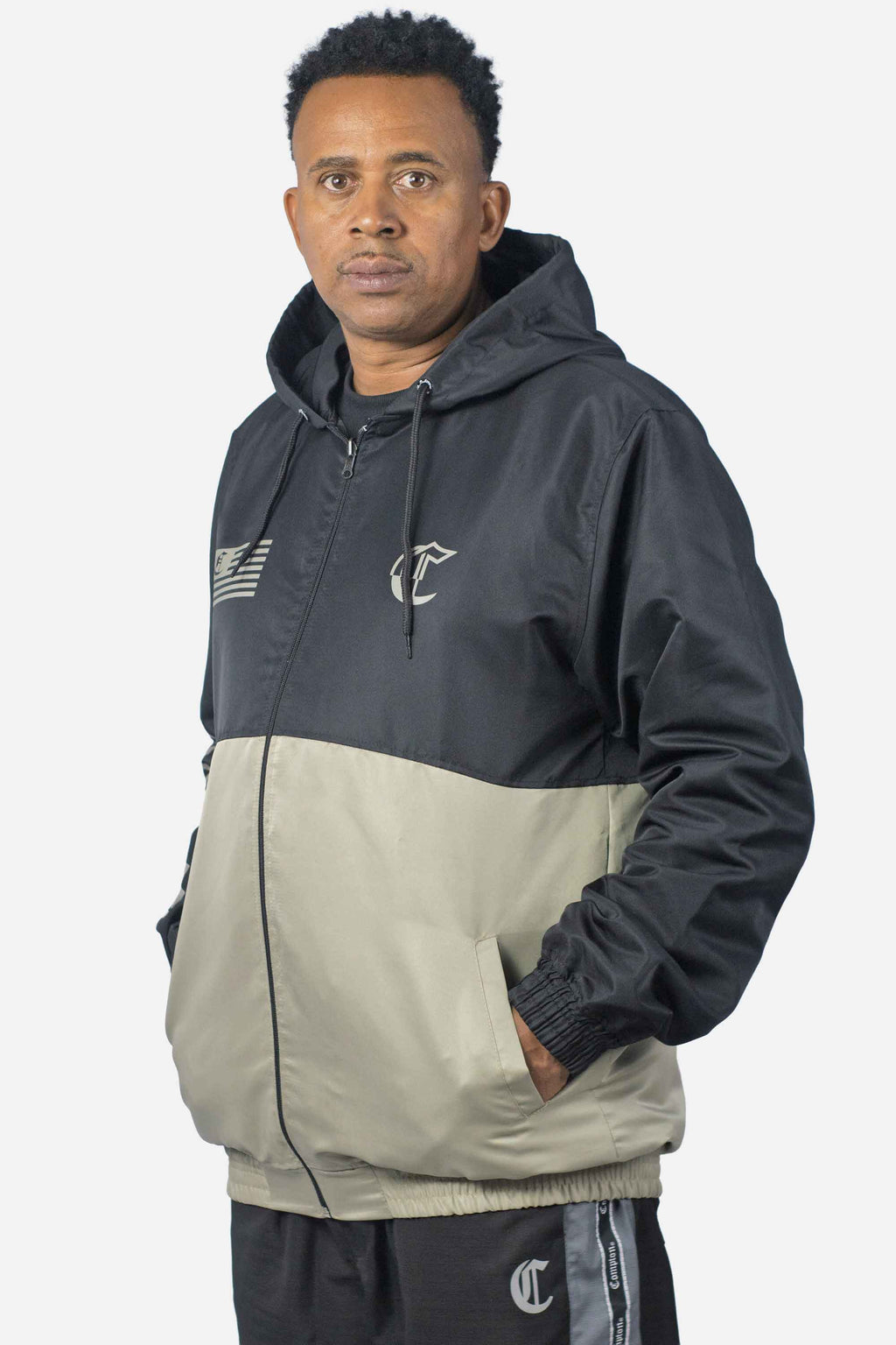 Jaqueta Compton Legacy 2 Cores Preto/Caqui