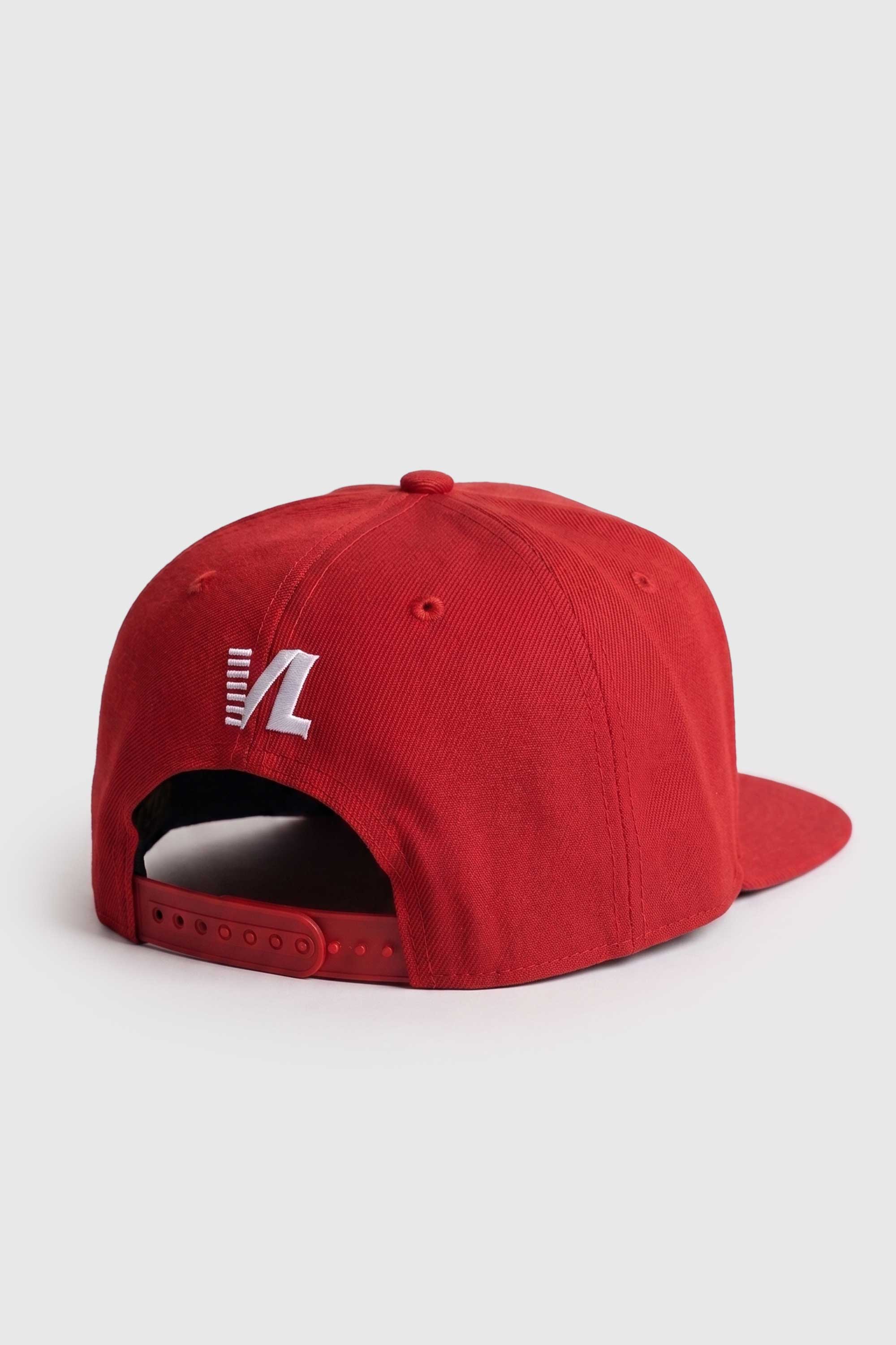 Boné Aba Reta Snapback Crenshaw Logo - Vermelho