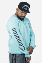 Moletom Compton Careca Logo Verde