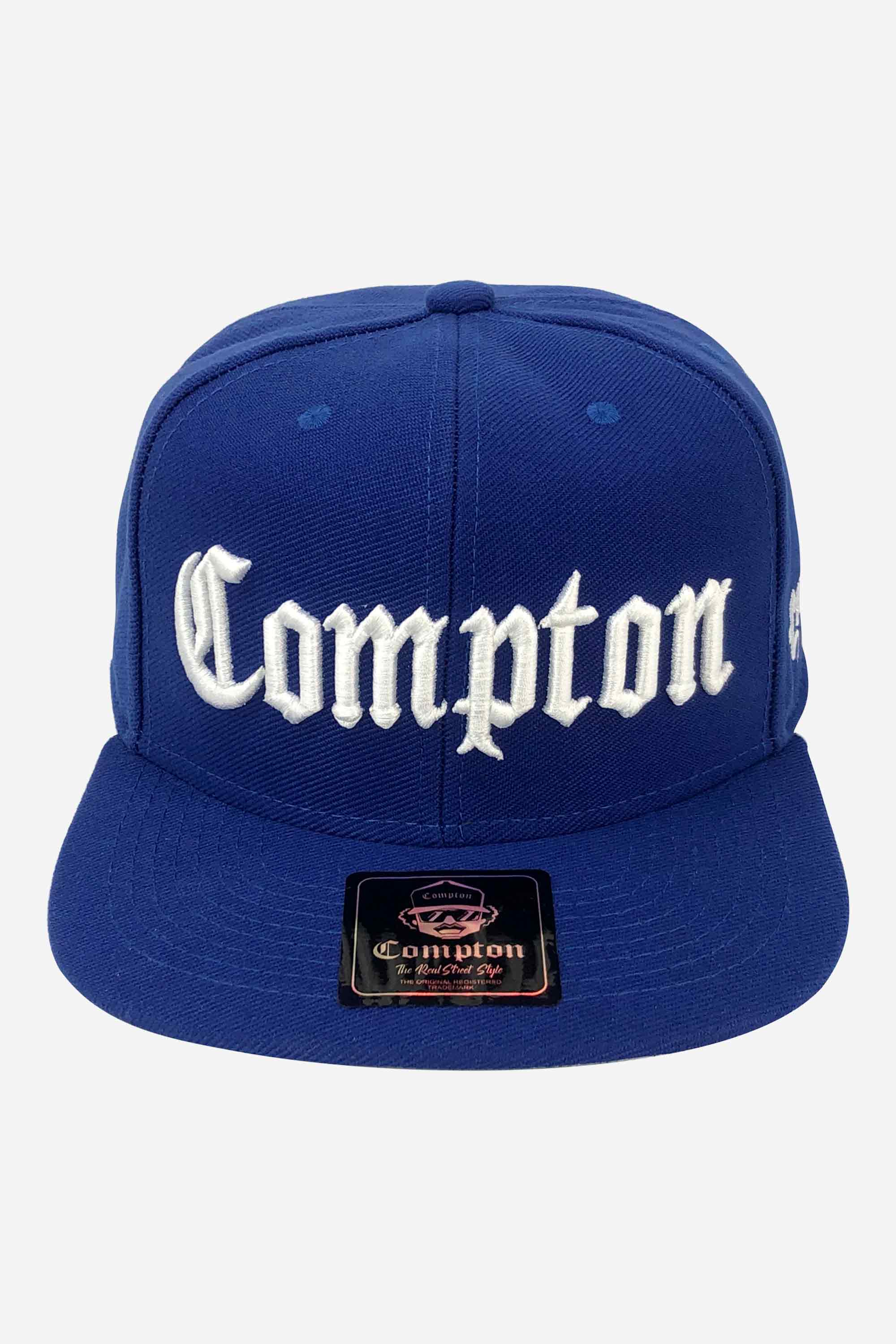 Boné Compton Aba Reta Snapback Classic Azul Royal