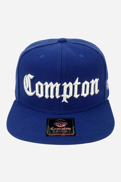 Boné Compton Aba Reta Snapback Classic Azul Royal