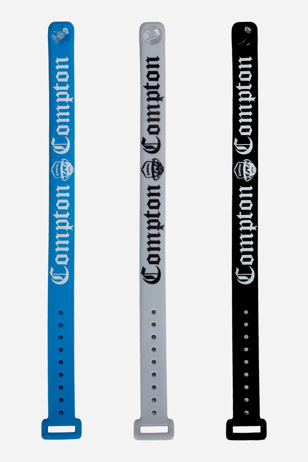 Kit 3 Pulseiras Compton Silicone Cores