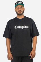 Camiseta Compton Oversized New Logo Furtacor Preta