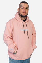 Moletom Compton Canguru Logo Refletivo Nude - COMPTON