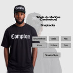 Boné Aba Reta Snapback Compton Hip Hop Legend - Preto