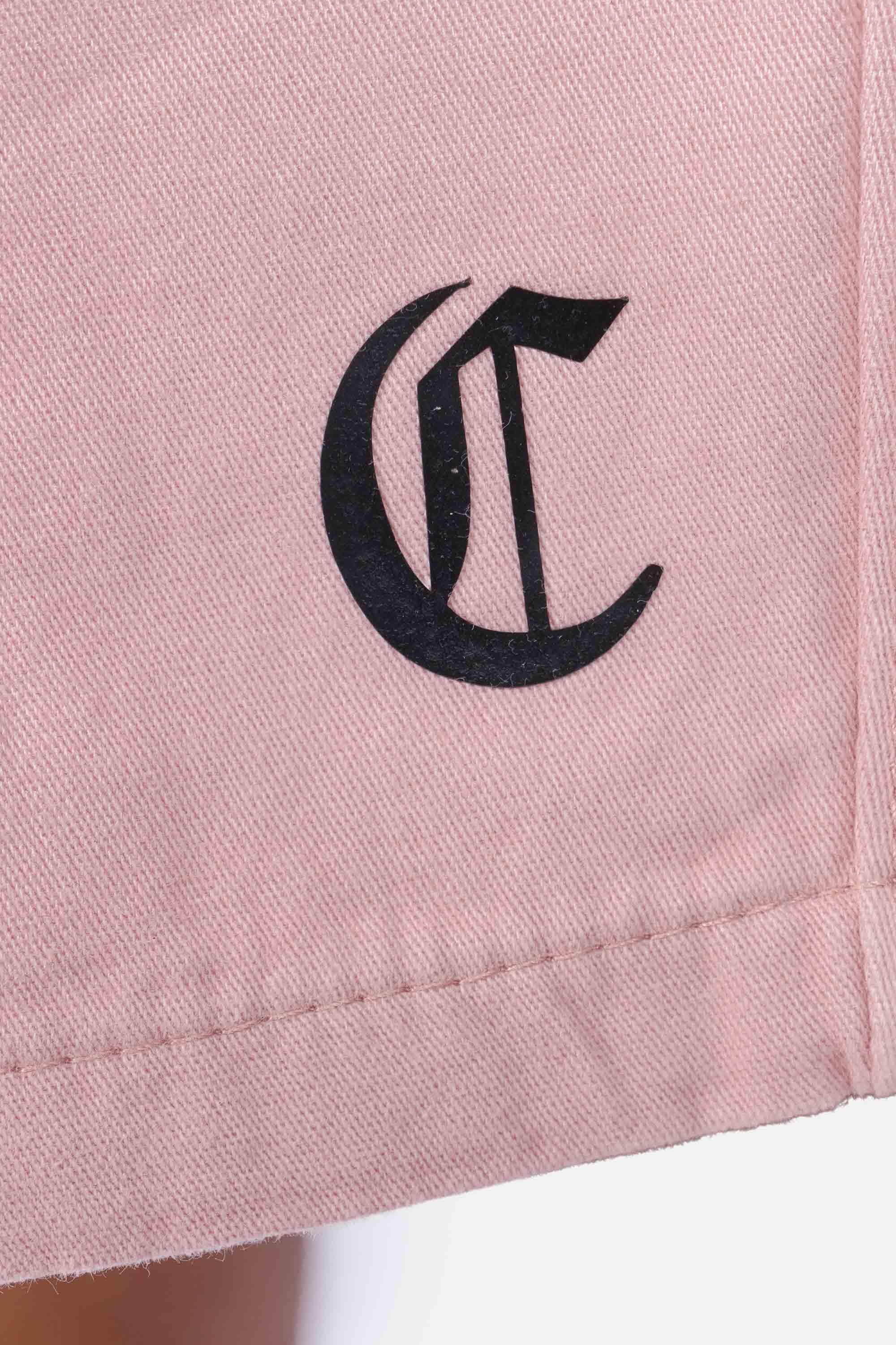 Bermuda Sarja Compton Curta Rosa