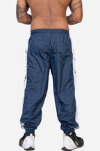 Calça Compton Tactel Faixa Azul Marinho